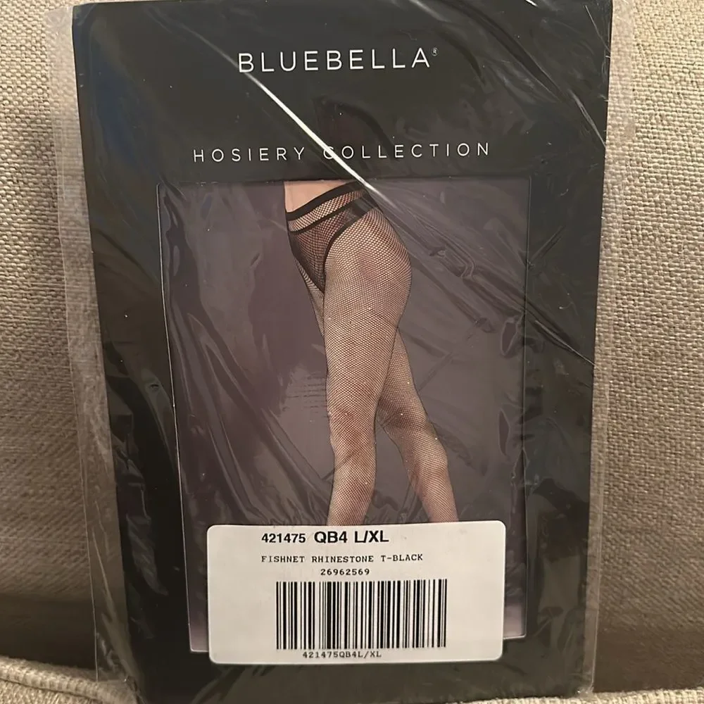 NWT Victorias Secret Fishnet Rhinestone Pantyhose